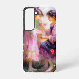 Ochtend in een tuin samsung galaxy hoesje