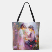 Ochtend in een tuin tote bag (Achterkant)