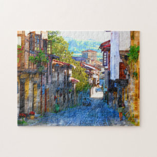 Ochtend in Santillana del Mar - Het echte Spanje Legpuzzel