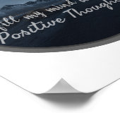 ochtend inspirerend woorden voor zelfaanvaarding poster (Hoek)