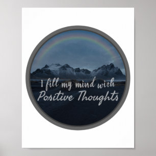 ochtend inspirerend woorden voor zelfaanvaarding poster