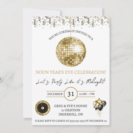 Ochtend, Kind's nieuwjaarsfeest Kaart (Voorkant)