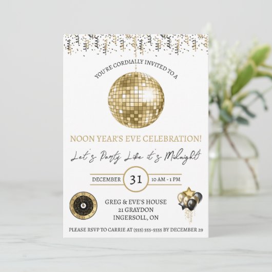 Ochtend, Kind's nieuwjaarsfeest Kaart (Staand voorkant)