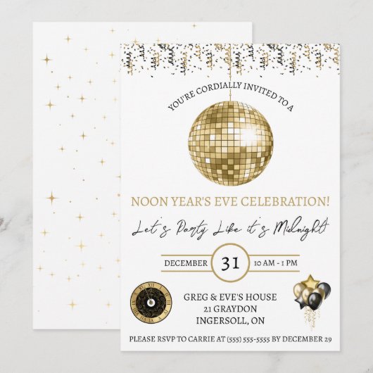 Ochtend, Kind's nieuwjaarsfeest Kaart (Voorkant / Achterkant)