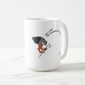 Ochtend Koffie Mok met Vriendelijke Middeleeuwse M (Voorkant rechts)