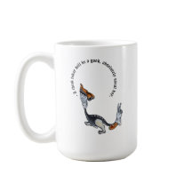Ochtend Koffie Mok met Vriendelijke Middeleeuwse M