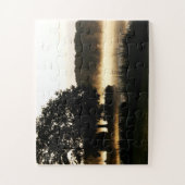 Ochtend Lake Scene 11x14 30pc jpcna Legpuzzel (Verticaal)