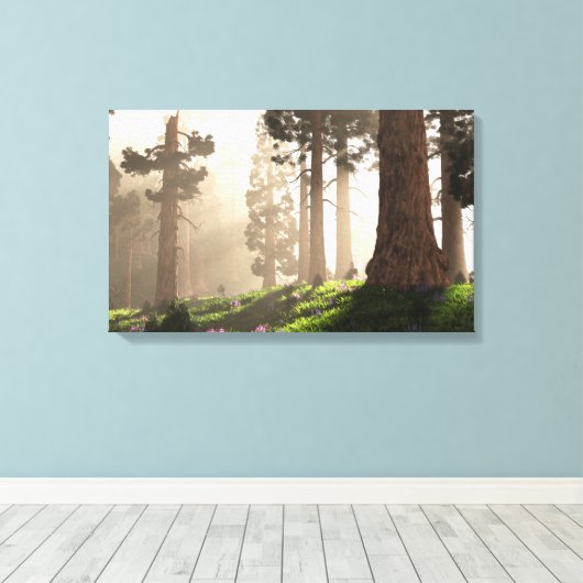 Ochtend Licht (2020) Canvas Afdruk (Insitu (Houten vloer))