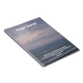 Ochtend Maan Over de Oceaan Bijbel Verse Journal Notitieboek (Rechterzijde)