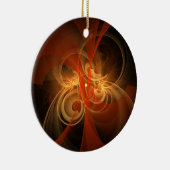 Ochtend Magic Abstract Art Circle Ornament (Rechts)