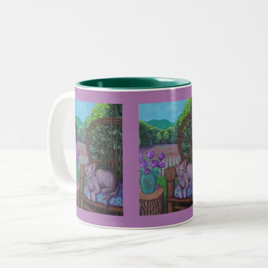 Ochtend met Cleo mok (Voorkant links)