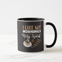 Ochtend Met De Heilige Geest En Koffie Geloven Mok