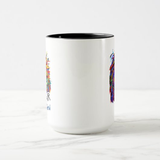 Ochtend Motivatie Leeuw Mok (Midden)