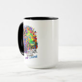 Ochtend Motivatie Leeuw Mok (Voorkant links)