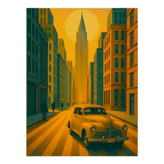 Ochtend New York Poster (Voorkant)