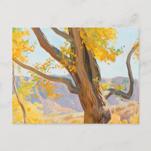 Ochtend oktober 1940, ingediend door Maynard Dixon Briefkaart (Voorkant)