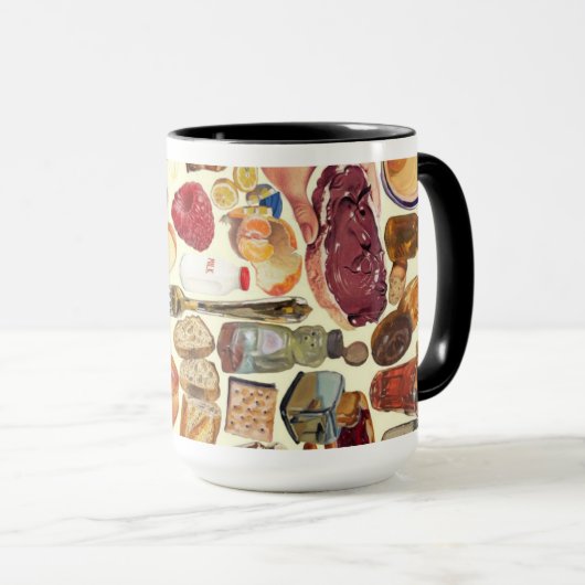 Ochtend ontbijt cup mok (Voorkant rechts)