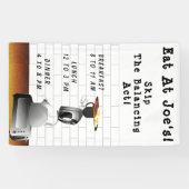 Ochtend Ontbijt Fastfood Spandoek (Horizontaal)