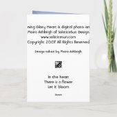 Ochtend oogje kaart (Achterkant)