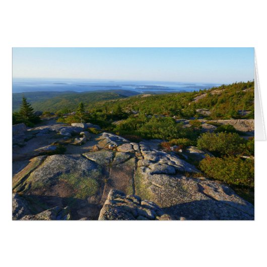 Ochtend op Cadillac Mountain in Acadia (Voorkant Horizontaal)