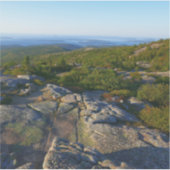 Ochtend op Cadillac Mountain in Acadia Sticker (Voorkant)