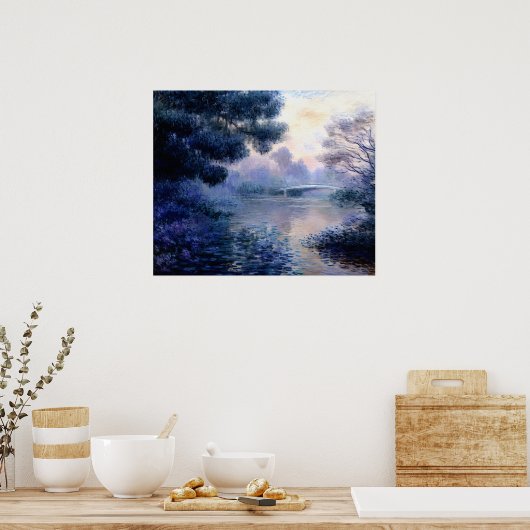 Ochtend op de Seine bij Giverny Poster (Keuken)