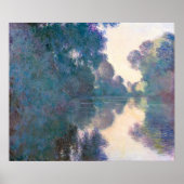 Ochtend op de Seine: Claude Monet Impressionist Poster (Voorkant)