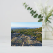 Ochtend op de top van Cadillac Mountain in Acadia (Staand voorkant)