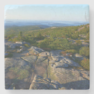 Ochtend op de top van Cadillac Mountain in Acadia Stenen Onderzetter