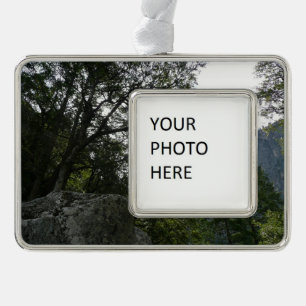 Ochtend op het pad naar Vernal Falls in Yosemite Verzilverd Omlijst Ornament