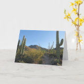 Ochtend op King Canyon Trail Kaart (Gele Bloem)