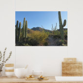Ochtend op King Canyon Trail Poster (Keuken)