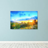 Ochtend op Mount Mitchell Canvas Afdruk (Insitu (Houten vloer))