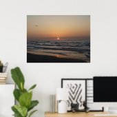 Ochtend over Port Aransas_2 Poster (Thuiskantoor)