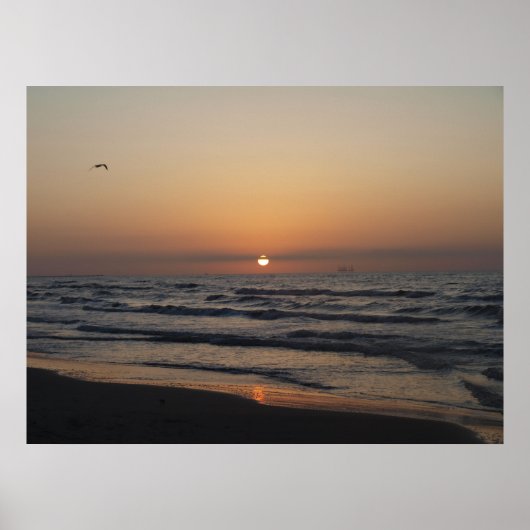 Ochtend over Port Aransas_2 Poster (Voorkant)