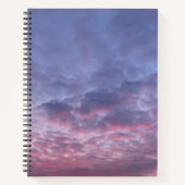 Ochtend Paarse Sunrise Spiral Notitieboek (Voorkant)
