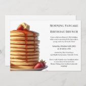 Ochtend Pannenkoek Verjaardag Brunch | Gezellig we Kaart (Voorkant / Achterkant)