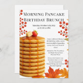 Ochtend Pannenkoek Verjaardag Brunch | Gezellig we Kaart (Voorkant / Achterkant)