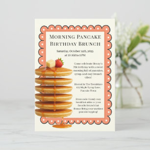 Ochtend Pannenkoek Verjaardag Brunch   Gezellig we Kaart