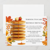 Ochtend Pannenkoek Verjaardag Brunch | Gezellig we Kaart (Voorkant / Achterkant)