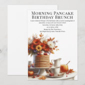 Ochtend Pannenkoek Verjaardag Brunch | Gezellig we Kaart (Voorkant / Achterkant)