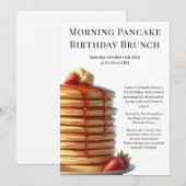 Ochtend Pannenkoek Verjaardag Brunch | Gezellig we Kaart (Voorkant / Achterkant)