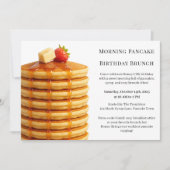 Ochtend Pannenkoek Verjaardag Brunch | Gezellig we Kaart (Voorkant)