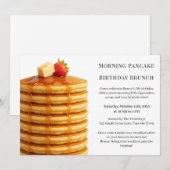 Ochtend Pannenkoek Verjaardag Brunch | Gezellig we Kaart (Voorkant / Achterkant)