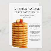 Ochtend Pannenkoek Verjaardag Brunch | Gezellig we Kaart (Voorkant / Achterkant)