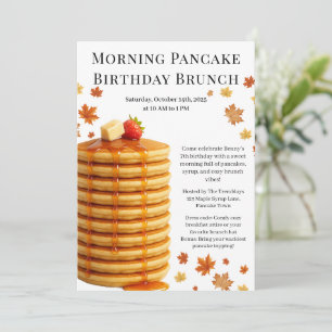 Ochtend Pannenkoek Verjaardag Brunch   Gezellig we Kaart