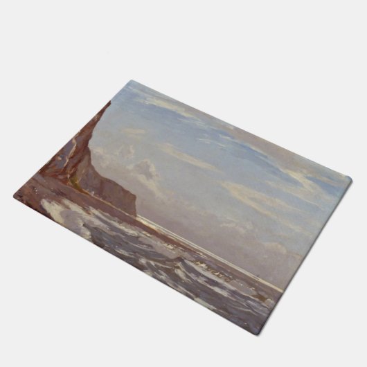 Ochtend Seashore op het eiland Wight Deurmat (Schuin)