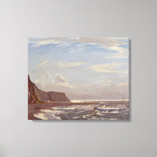 Ochtend Seashore op het eiland Wight (door Talmage Canvas Afdruk (Voorkant)
