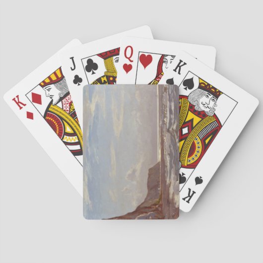 Ochtend Seashore op het eiland Wight (door Talmage Pokerkaarten (Achterkant)