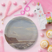 Ochtend Seashore op het eiland Wight Papieren Bordje (Feest)